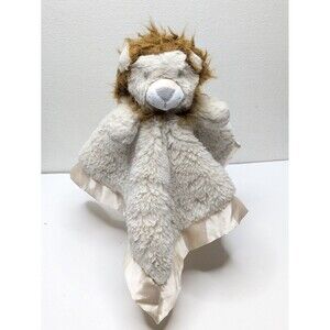 Cloud Island Plush Lovey Baby Lion Satin Trim Security Blanket 2023